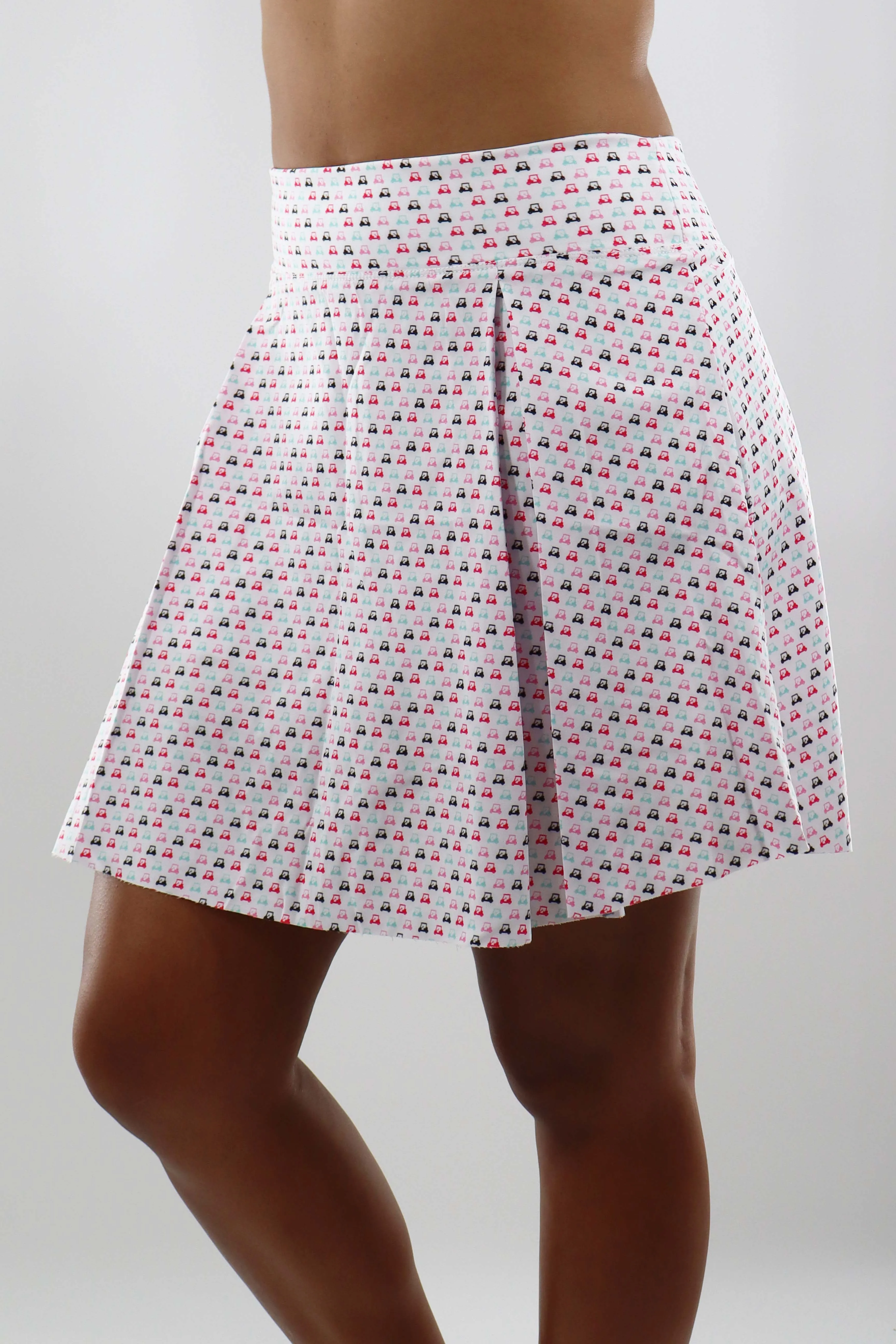 4414 - The  "Golf ParTee" Swift Motion Skort - White