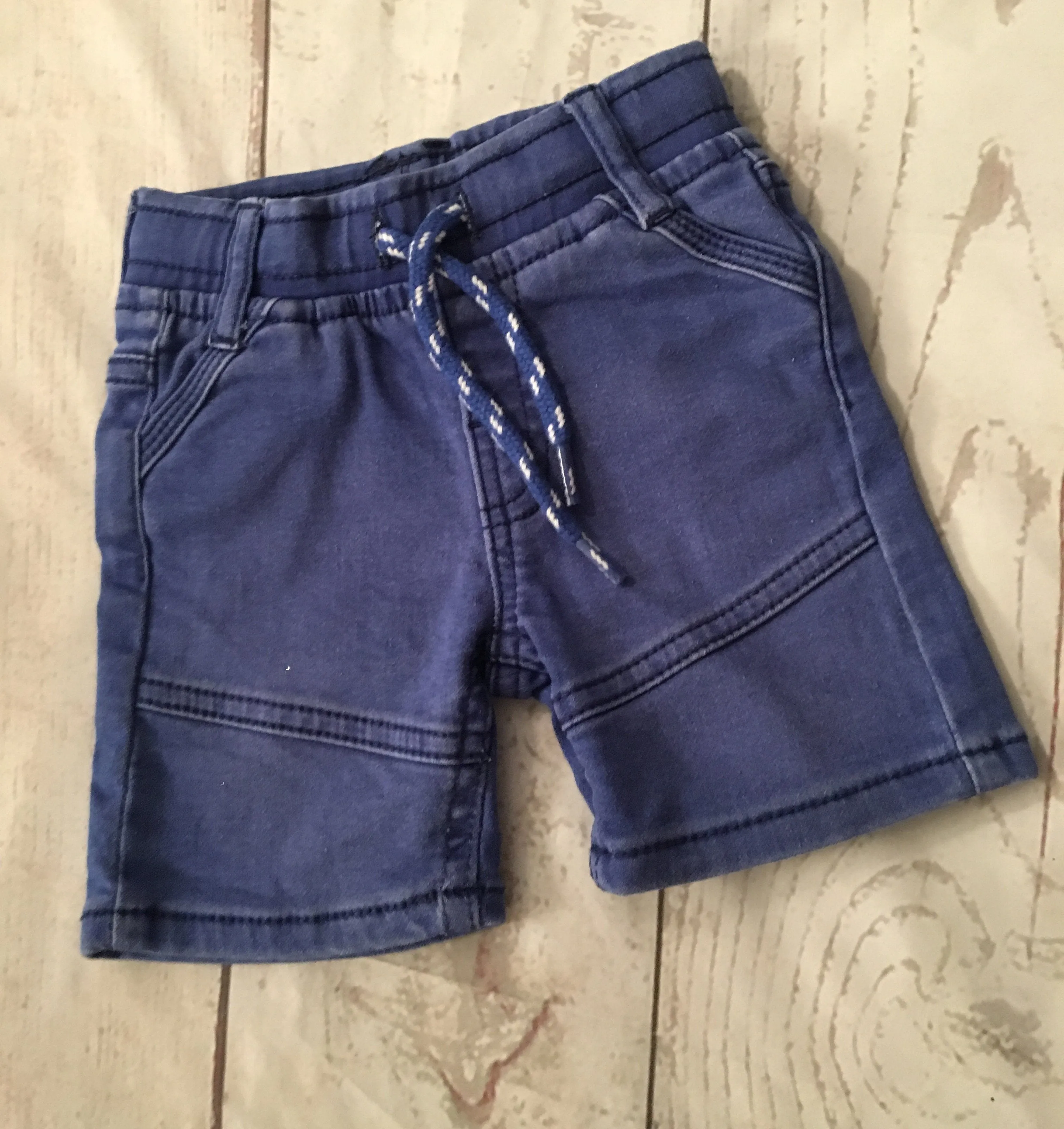 6-9 Months Soft Denim Shorts