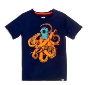 Appaman - Boys Sea Monster Tee in Navy