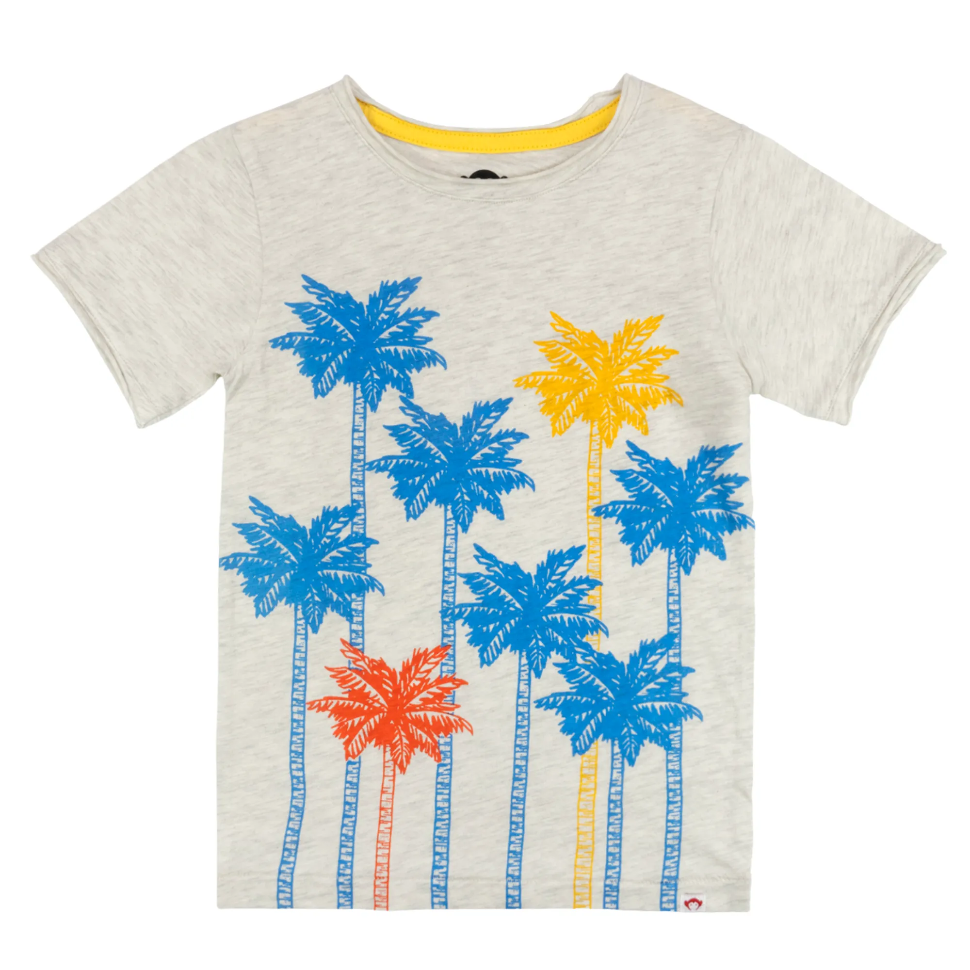 Appaman - Boys Tall Palms Tee in Cloud Heather