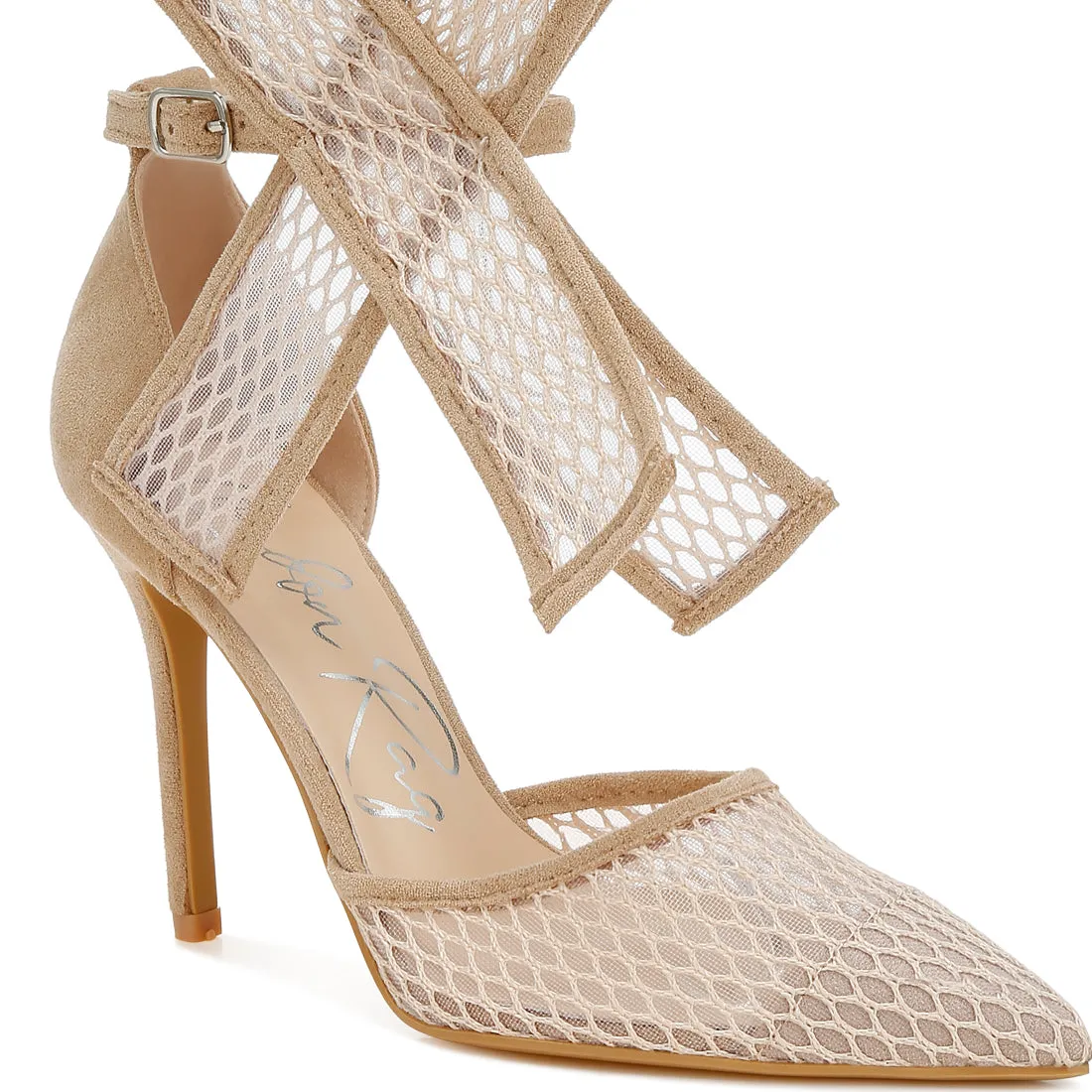 Big Bow Detail Stiletto Sandals