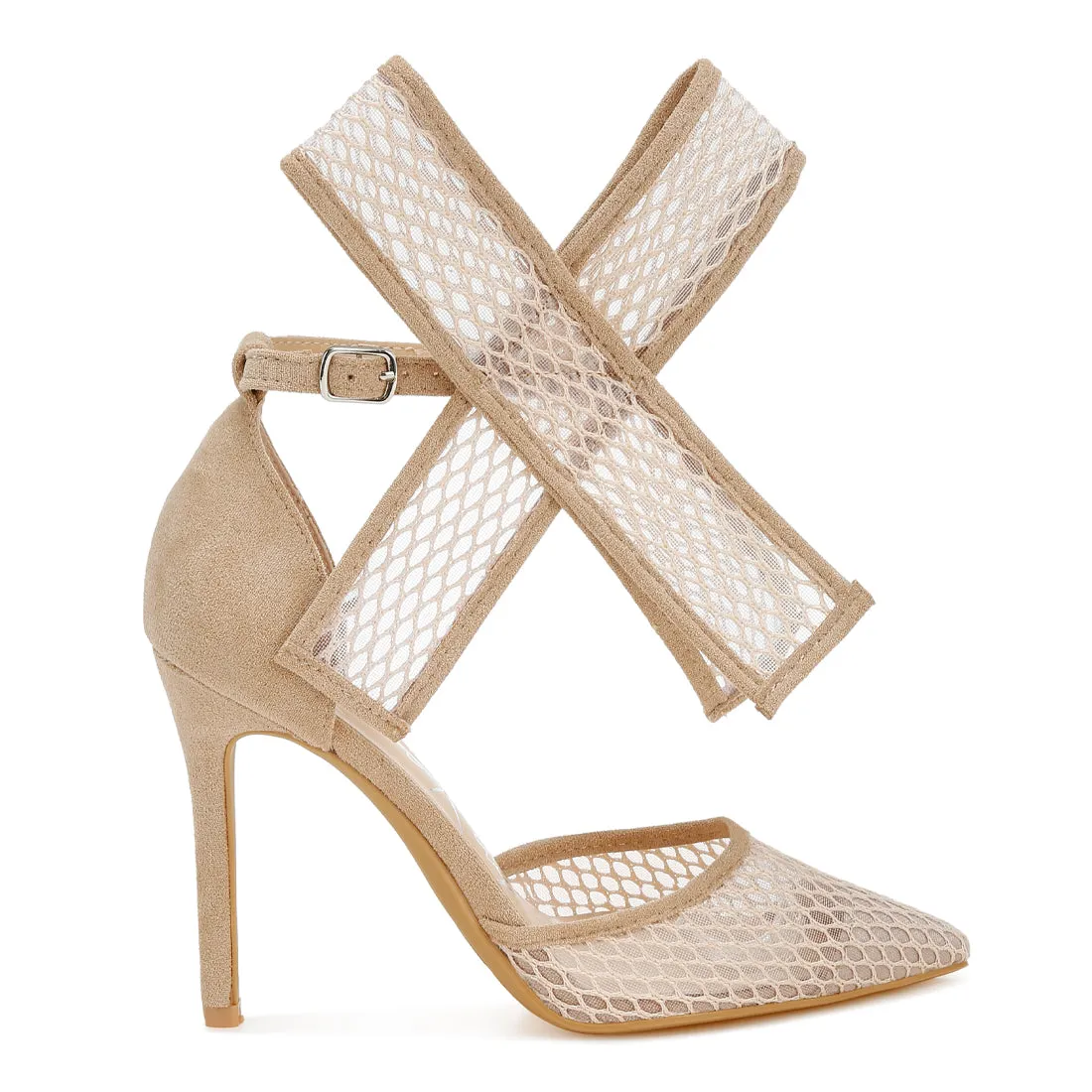 Big Bow Detail Stiletto Sandals