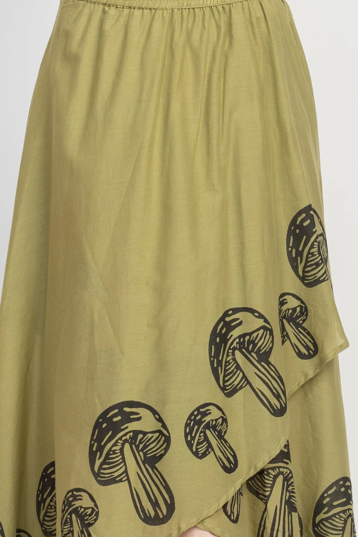 Blockprinted Flowy Circle Skirt