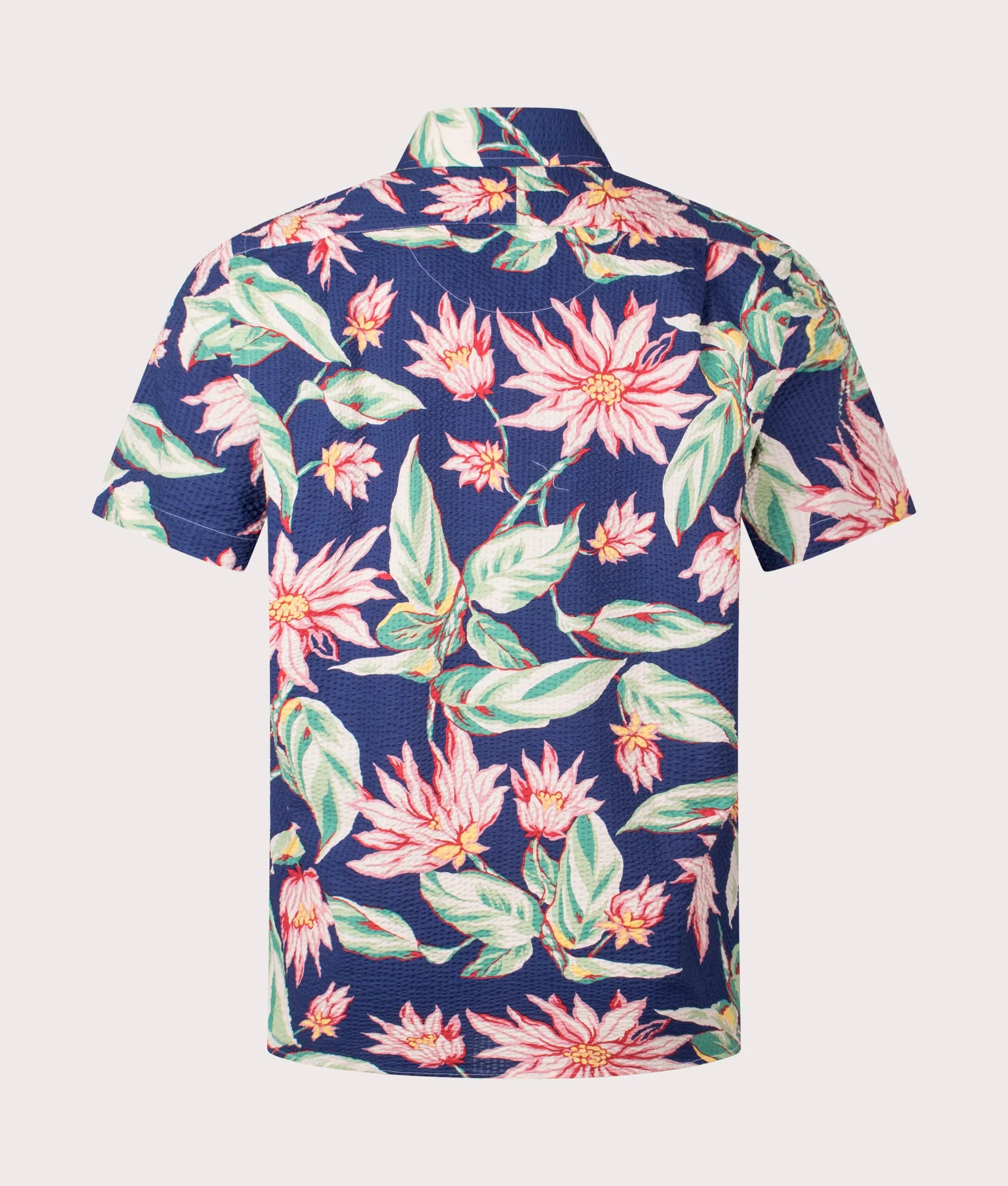 Classic Fit Floral Seersucker Shirt