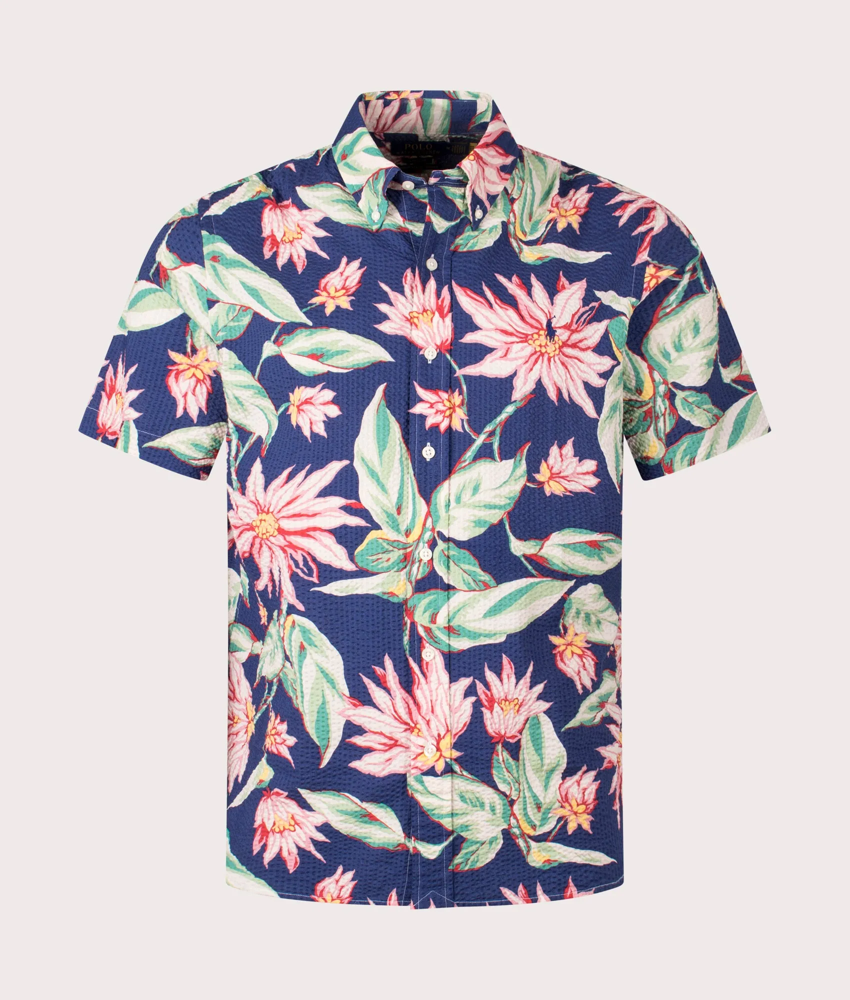 Classic Fit Floral Seersucker Shirt