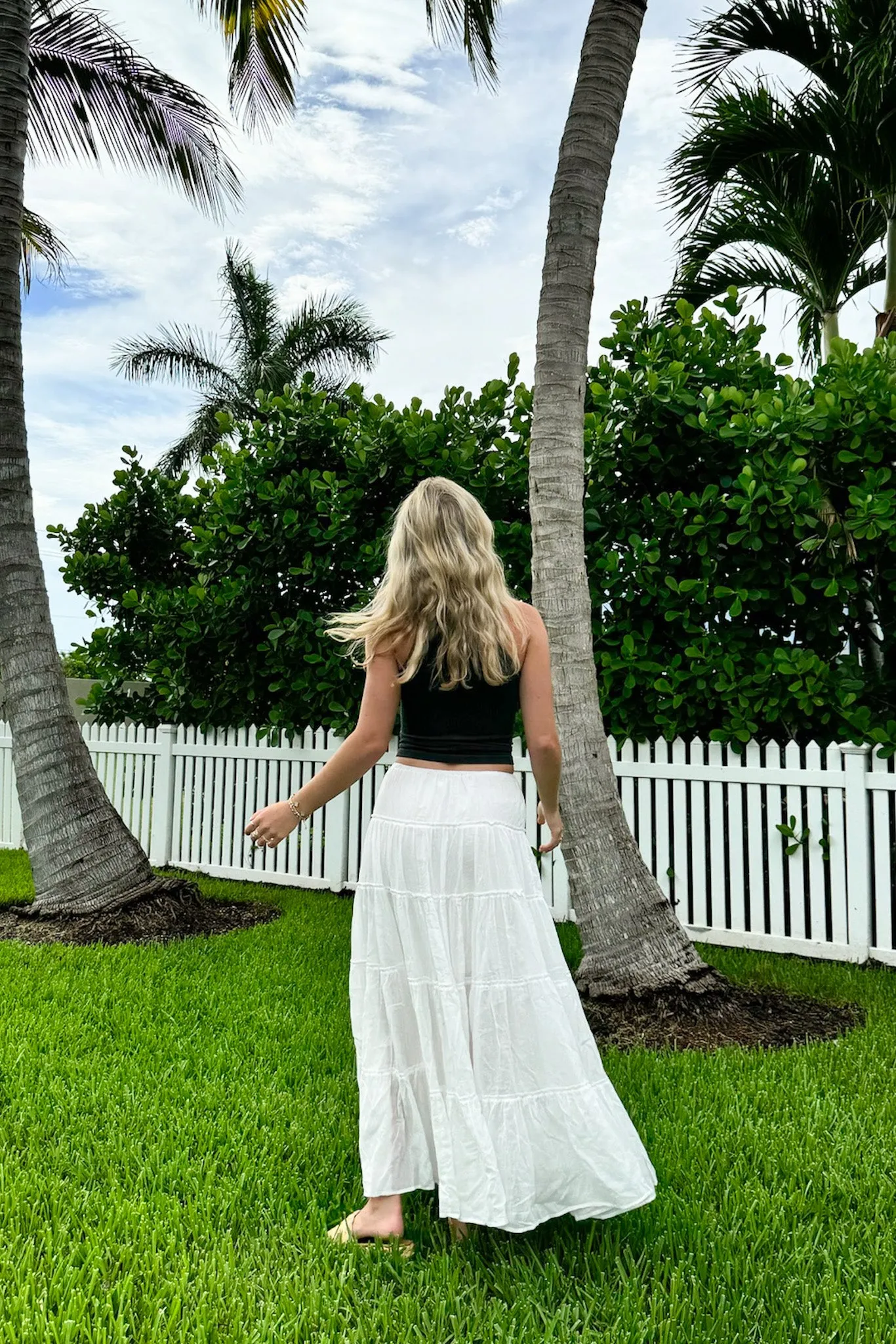 Endlessly Darling Drawstring Tiered Maxi Skirt - FINAL SALE