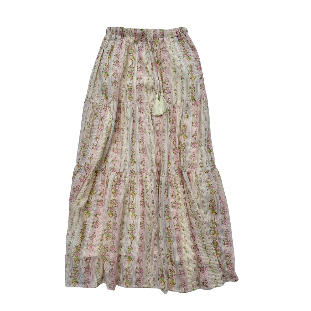 Esme Skirt Shabby Floral Stripe