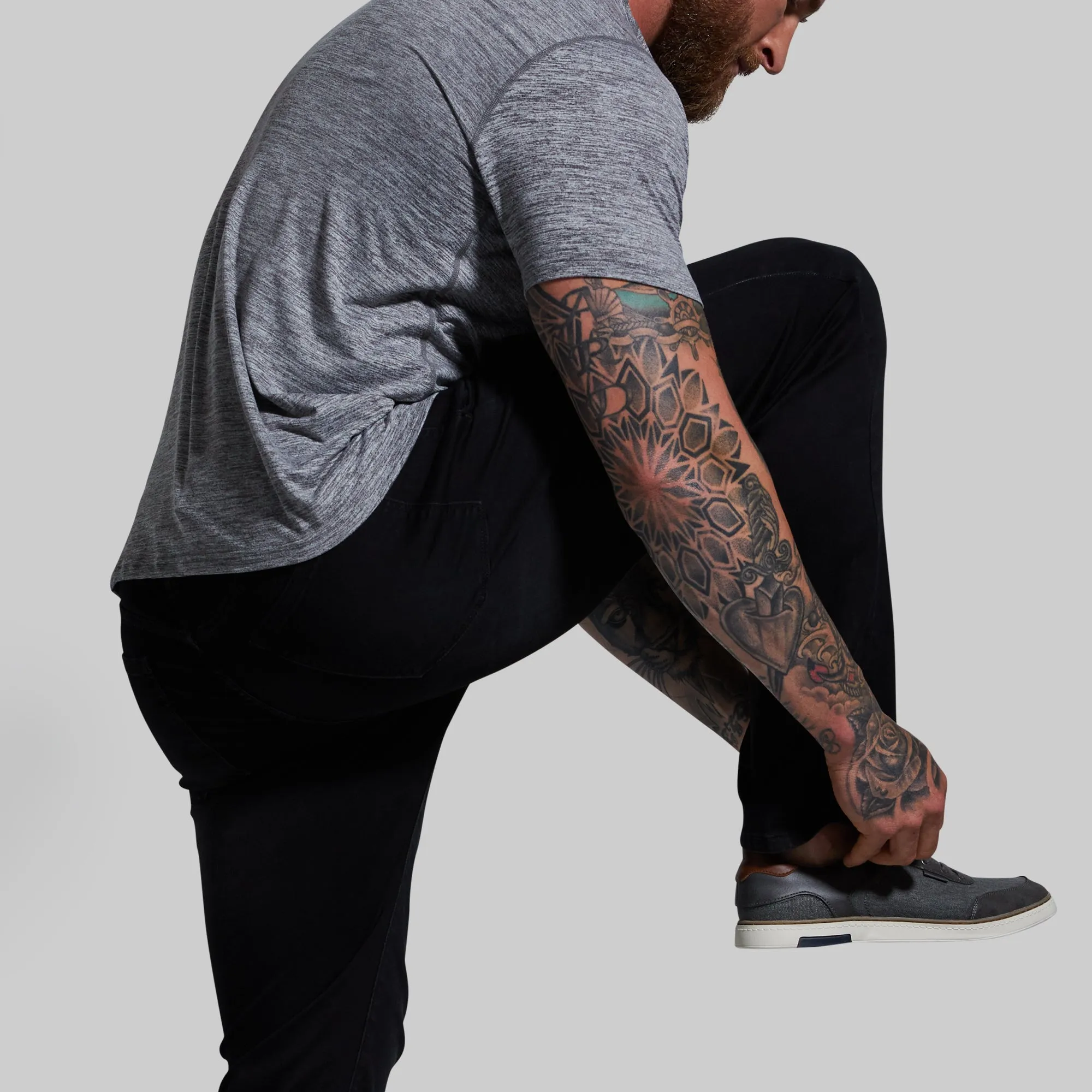 FLEX Stretchy Athletic Fit Jean (Black)