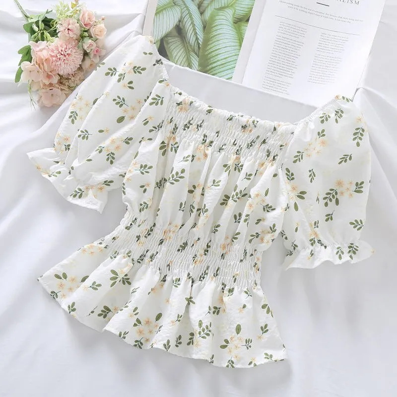 Floral Print Comfy Blouse for Women