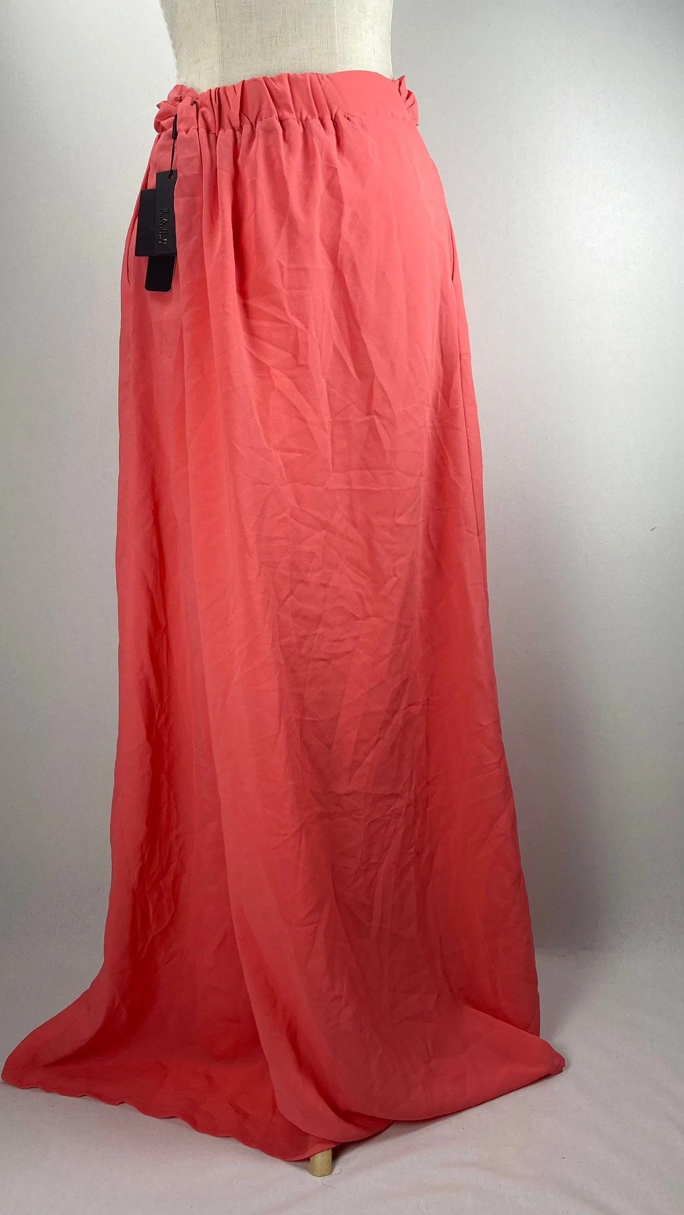 Flowy Maxi Skirt, Peach