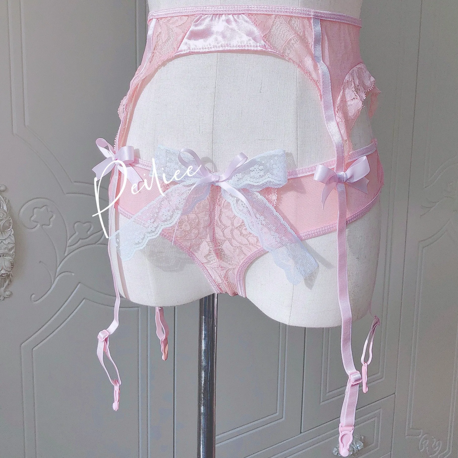 [Handmade Lingerie] Soft Rose Lingerie Set