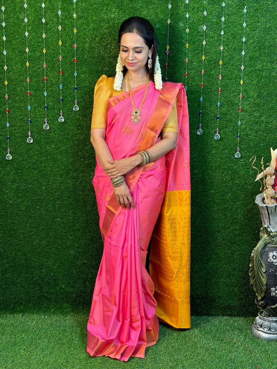 Kanchipuram semi soft silk saree