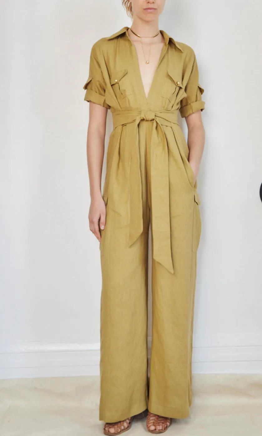 KITX Safari Jumpsuit - Willow Mustard