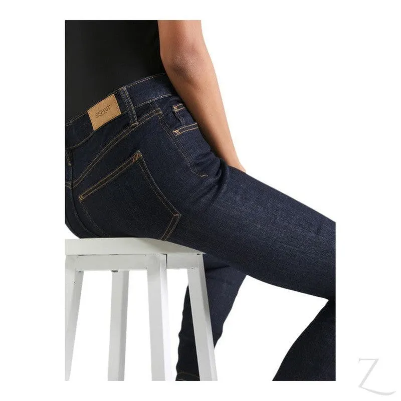 Ladies High Waist Super Strong Stretchy Skinny Denim Jeans | Plain | "Roo"