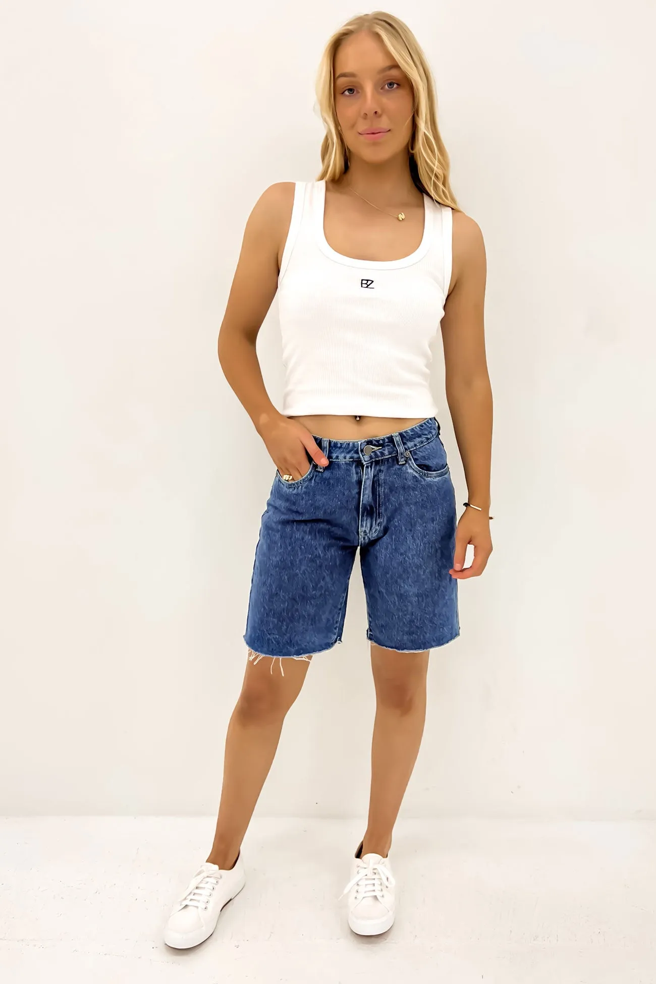 Lexie Denim Jort Heritage Blue