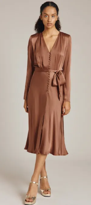 Meryl Dress Light Brown