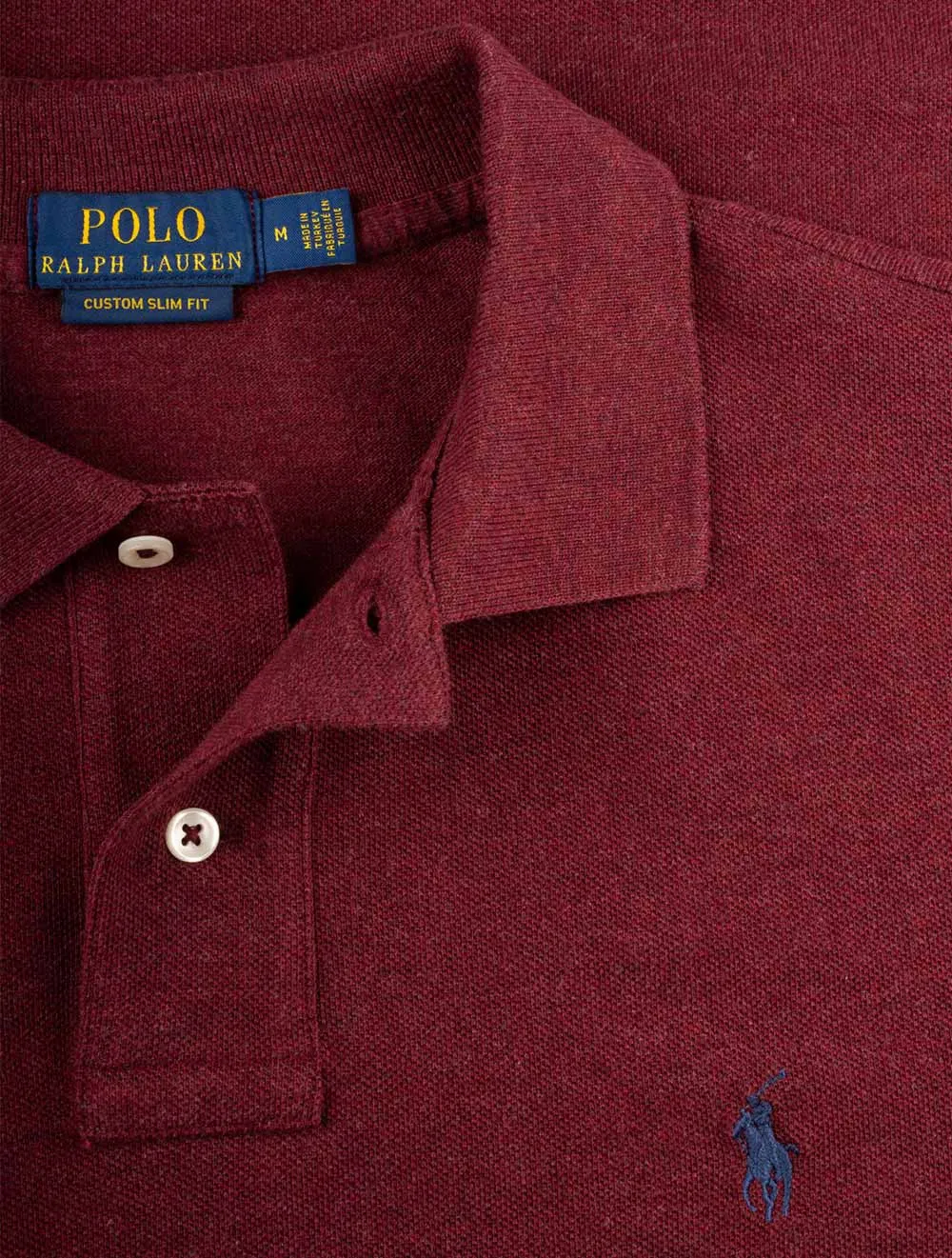 Mesh Polo Dark Red