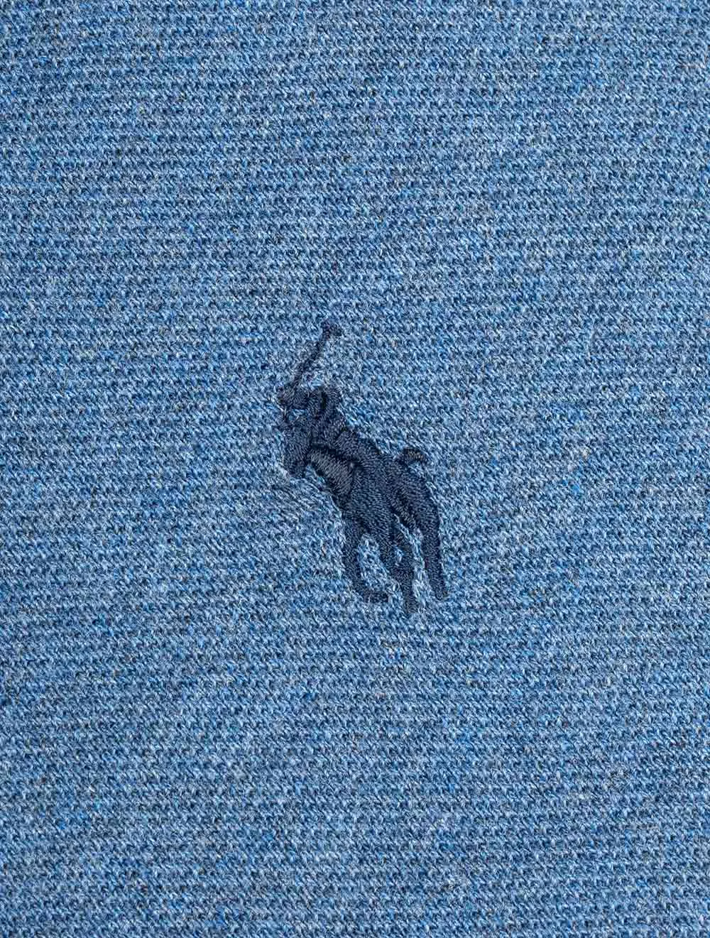 Mesh Polo Shirt Royal Heather