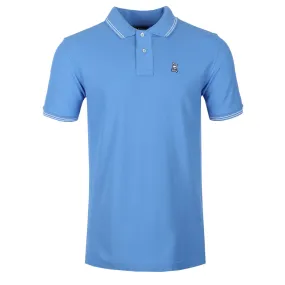 Psycho Bunny Logan Pique Polo Shirt in Mountain Sky