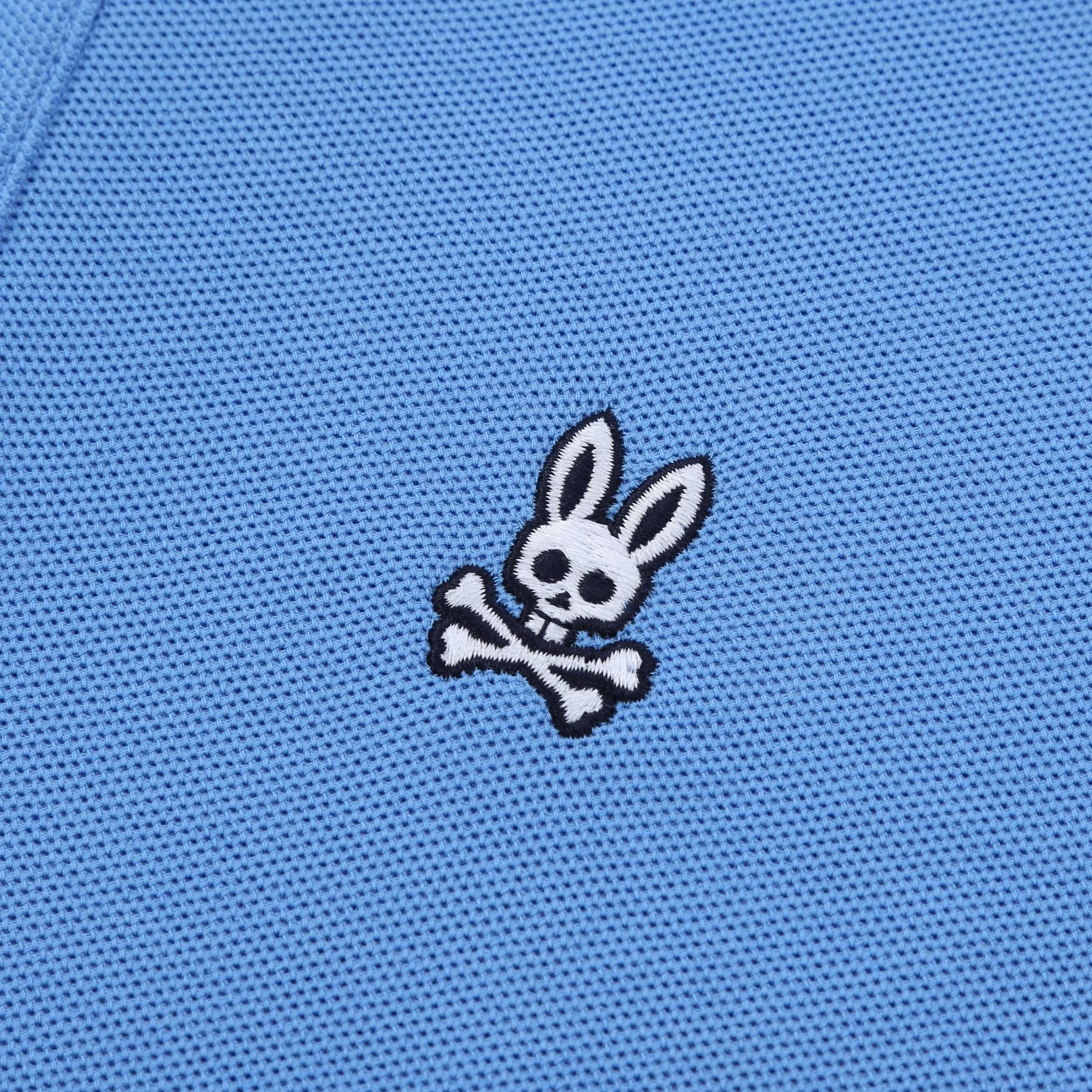 Psycho Bunny Logan Pique Polo Shirt in Mountain Sky