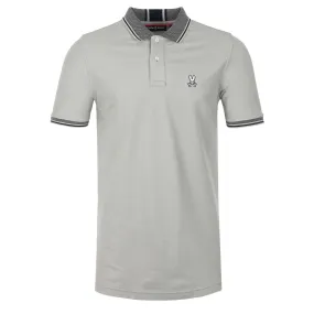 Psycho Bunny The Bradford Pique Polo Shirt in Oyster