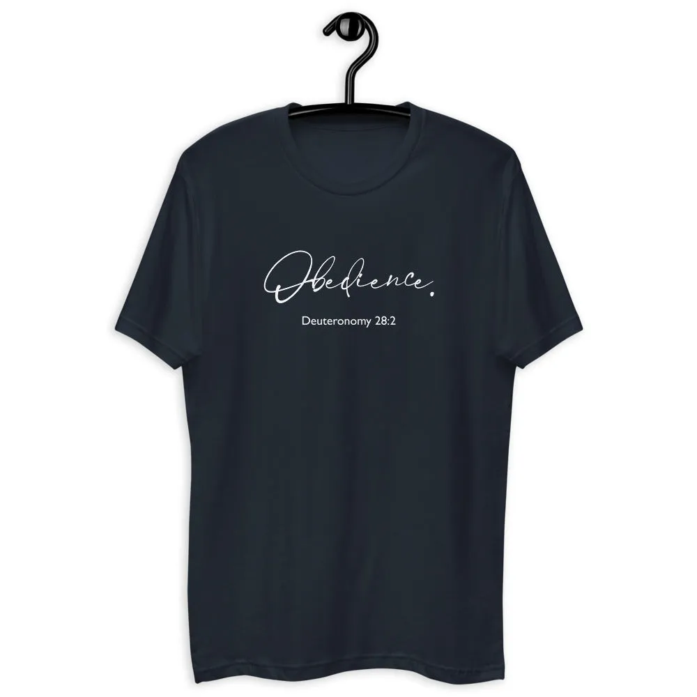 "Obedience" | Deuteronomy 28:2 tee • From the Freedom Collection by Steven Christopher