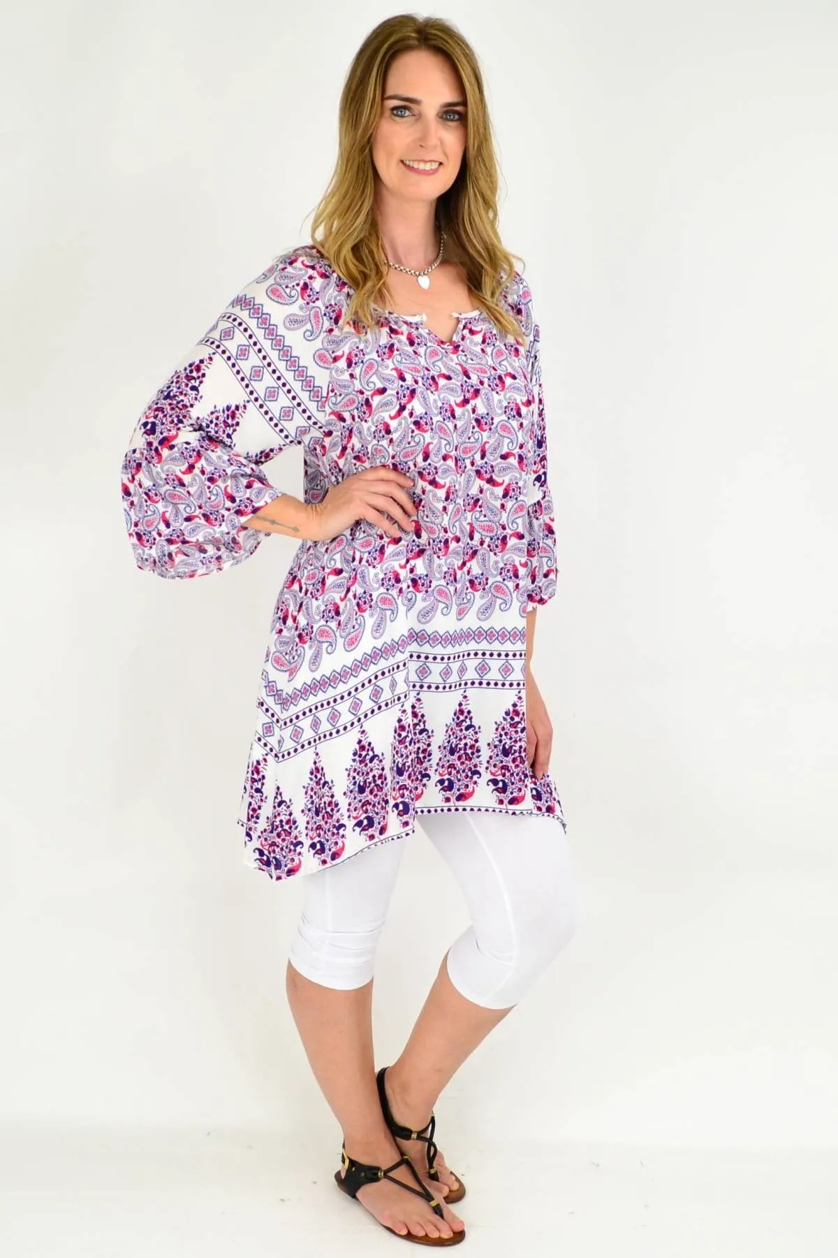 Relaxed Ruby Tunic Top