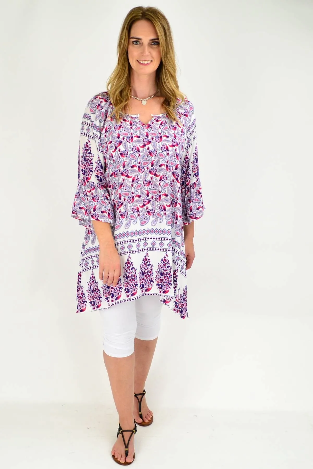 Relaxed Ruby Tunic Top