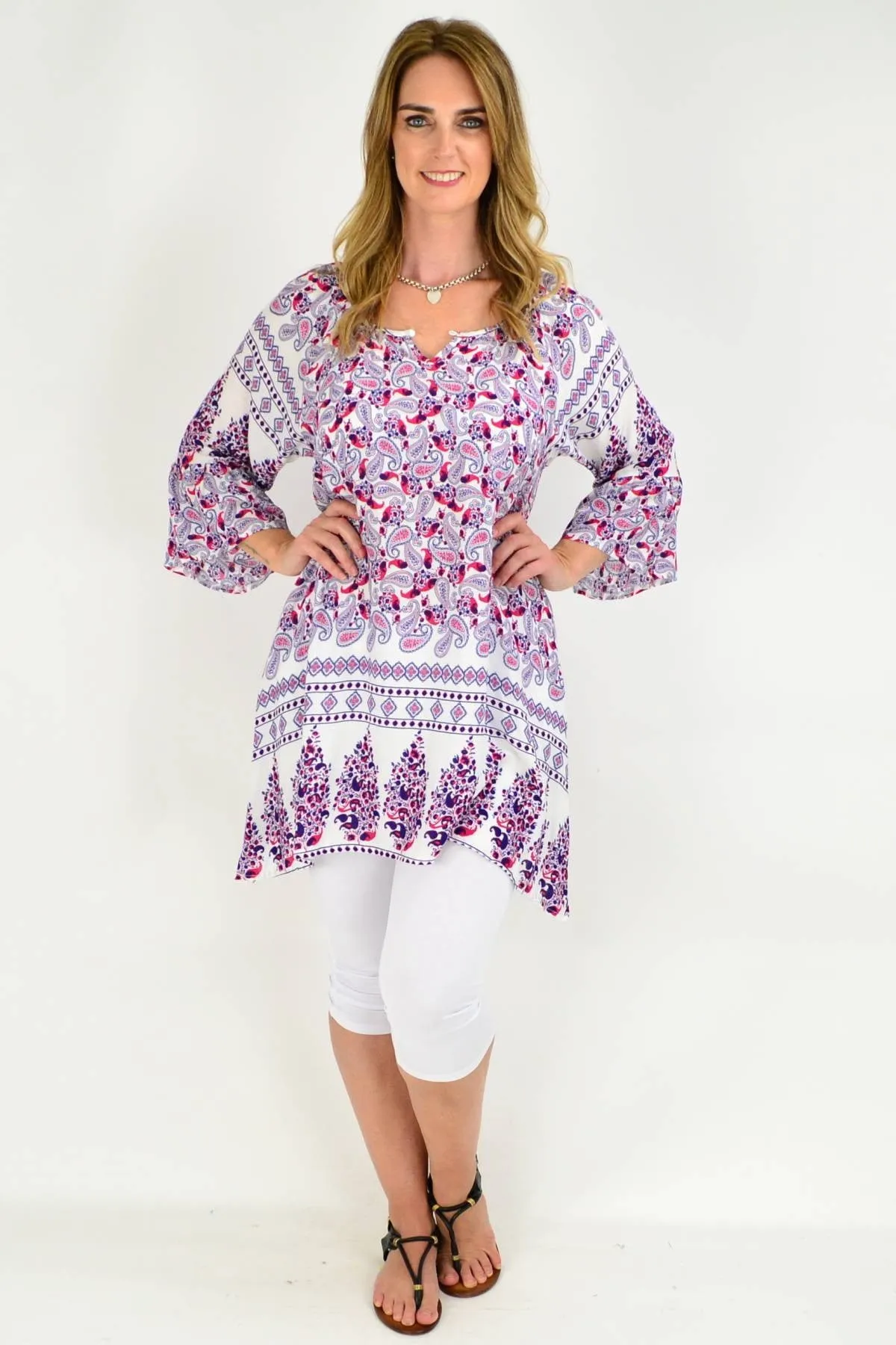 Relaxed Ruby Tunic Top