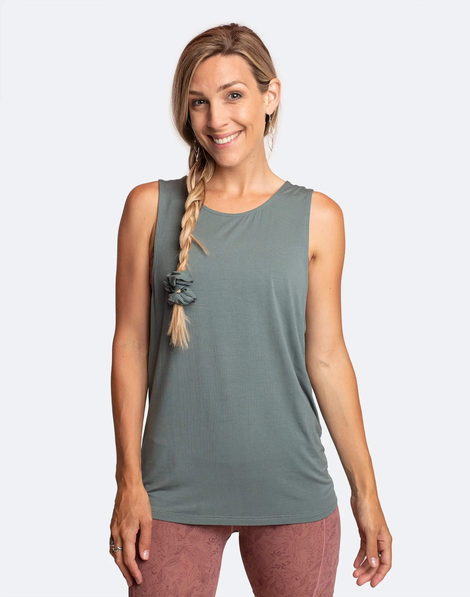 Relove ** Breastfeeding Top - Casual Tank Sage