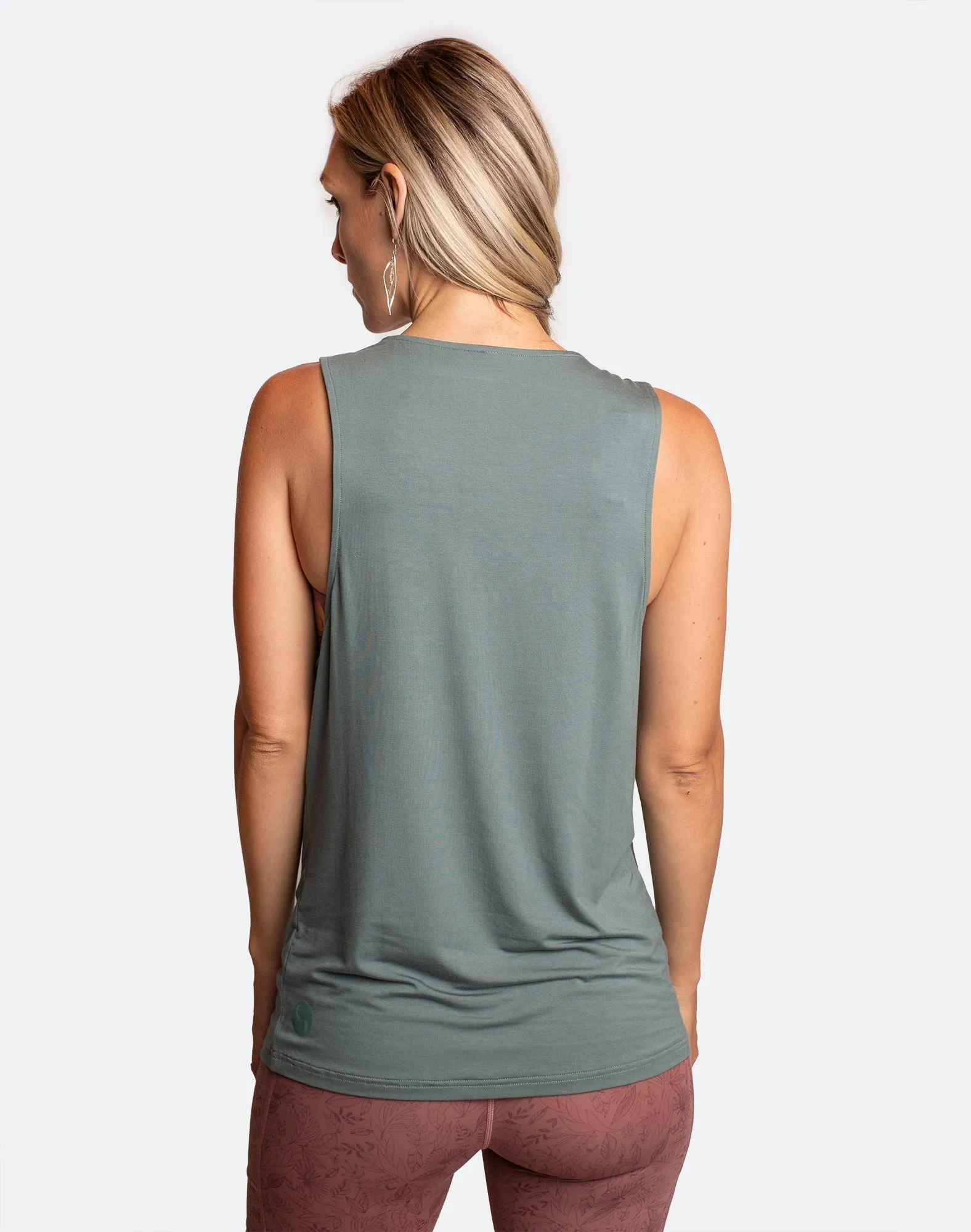 Relove ** Breastfeeding Top - Casual Tank Sage