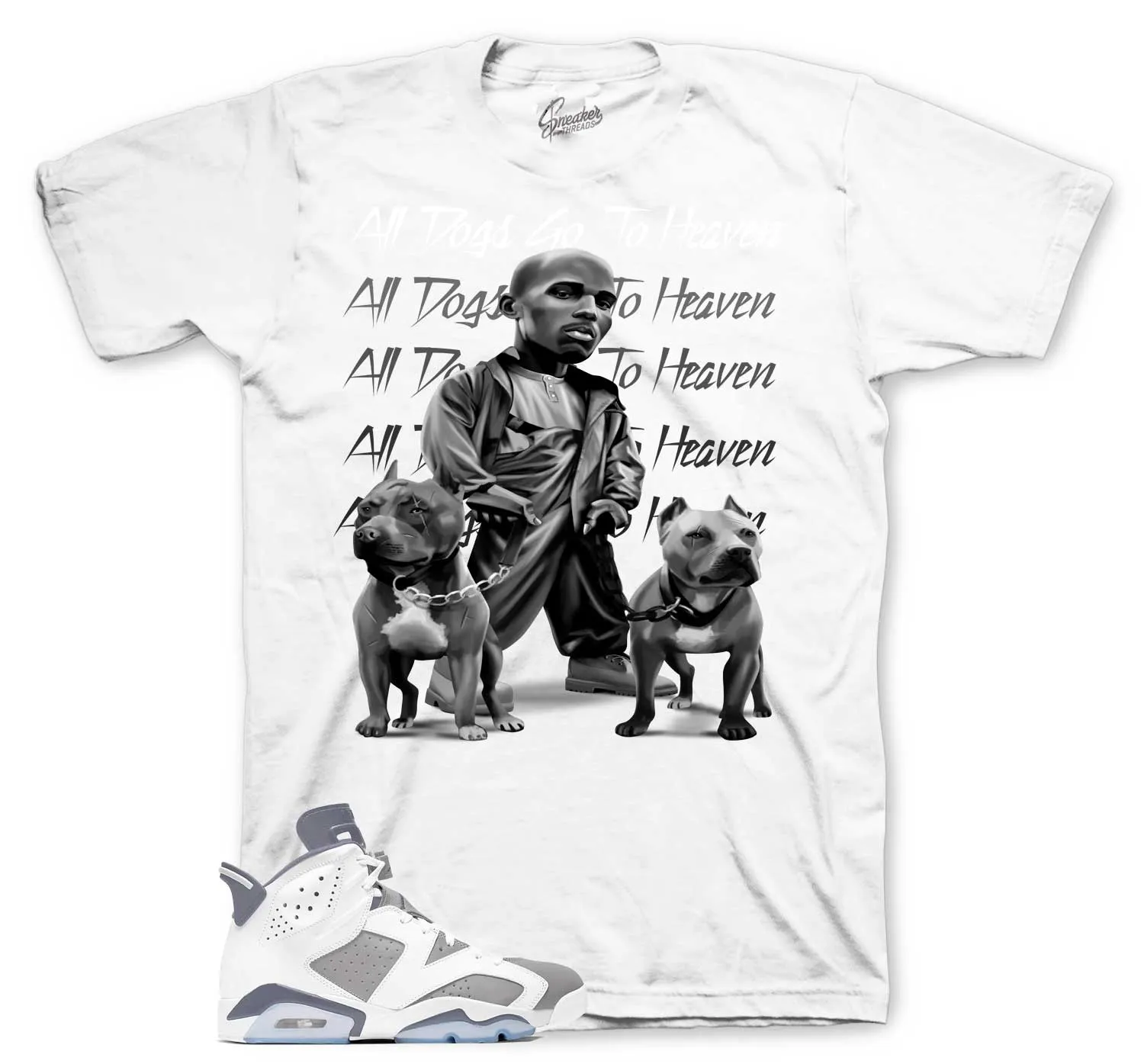 Retro 6 Cool Grey All Dogs Shirt