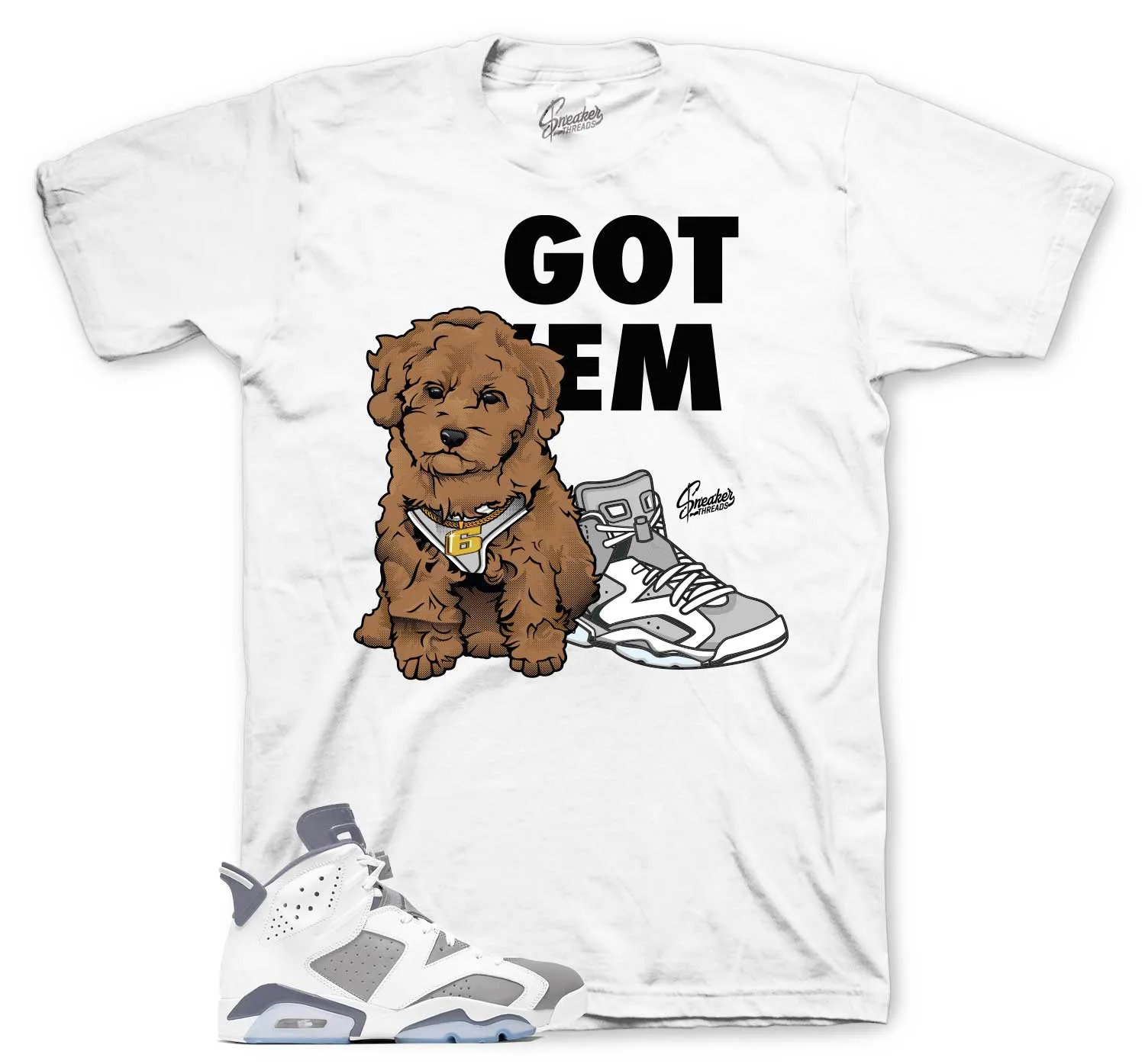 Retro 6 Cool Grey Got Em Em Shirt