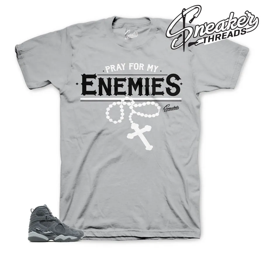 Retro 8 Cool Grey Enemies Shirt