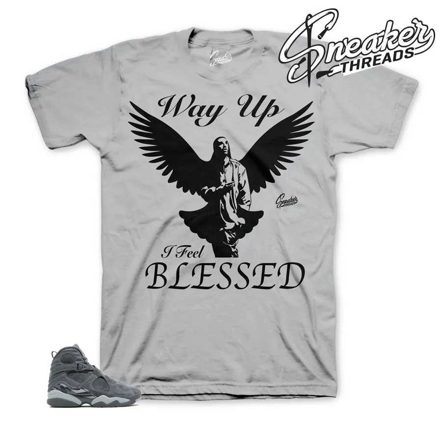 Retro 8 Cool Grey Way Up Shirt