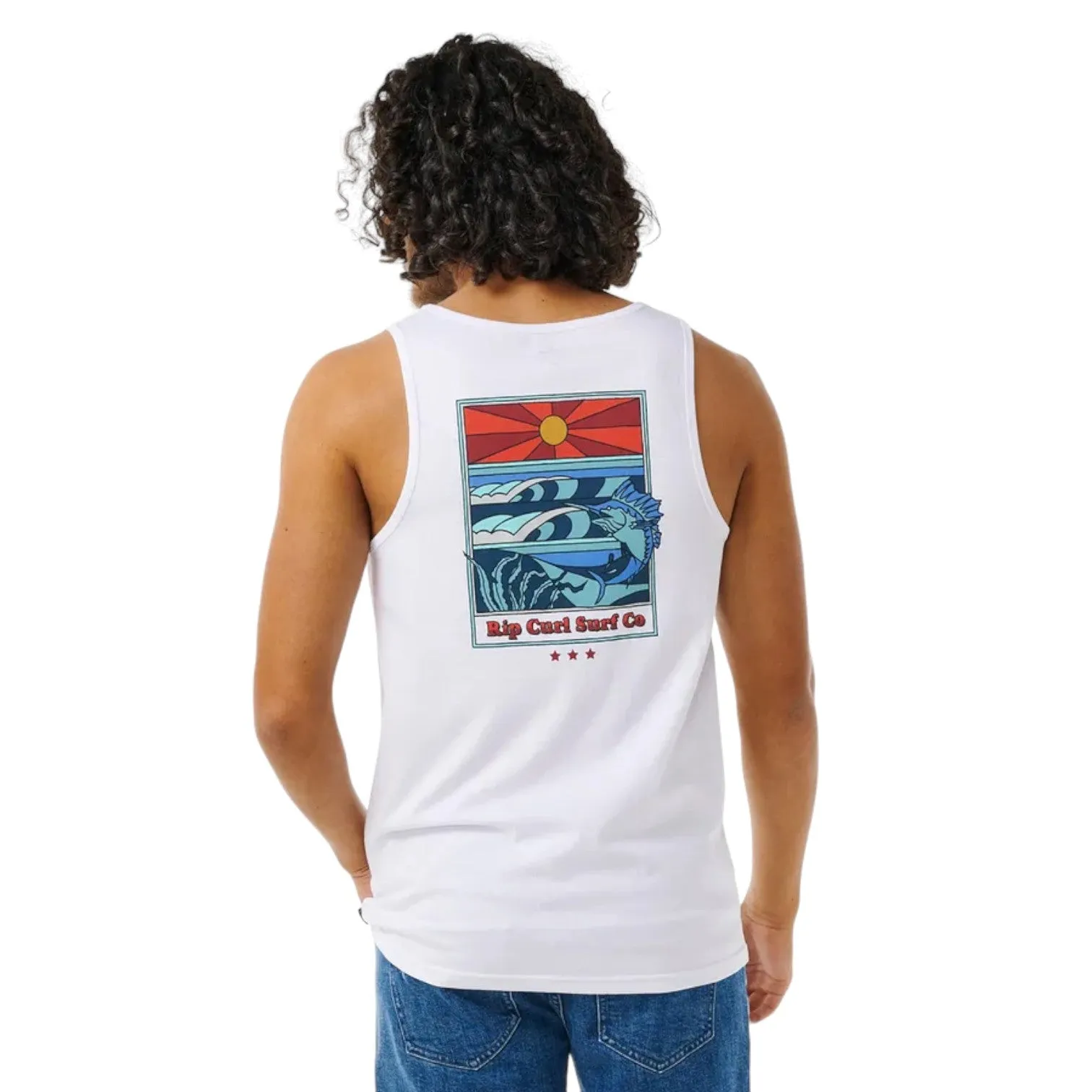 Rip Curl Mens Reel It In Tank Tee