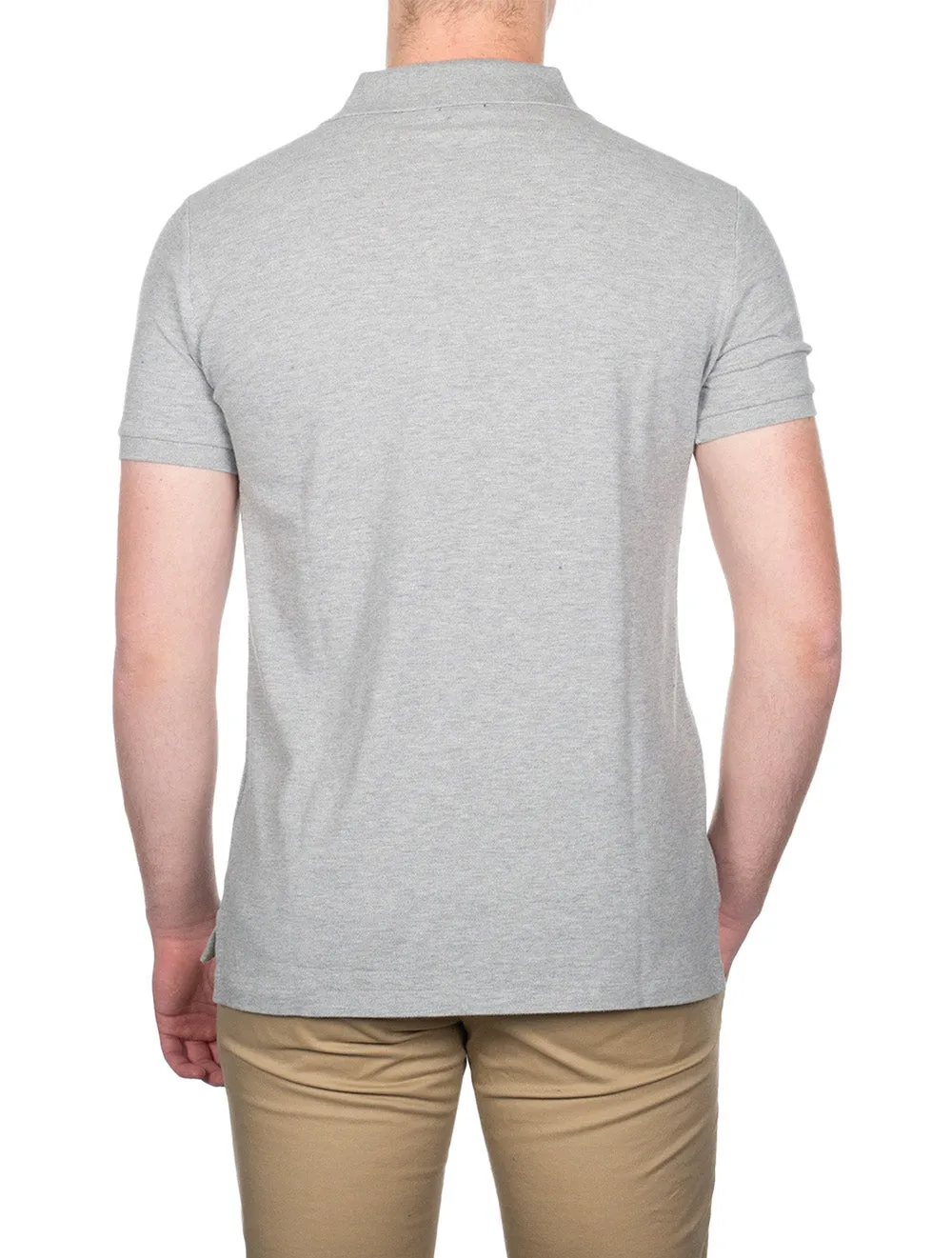 Short Sleeve Polo Grey