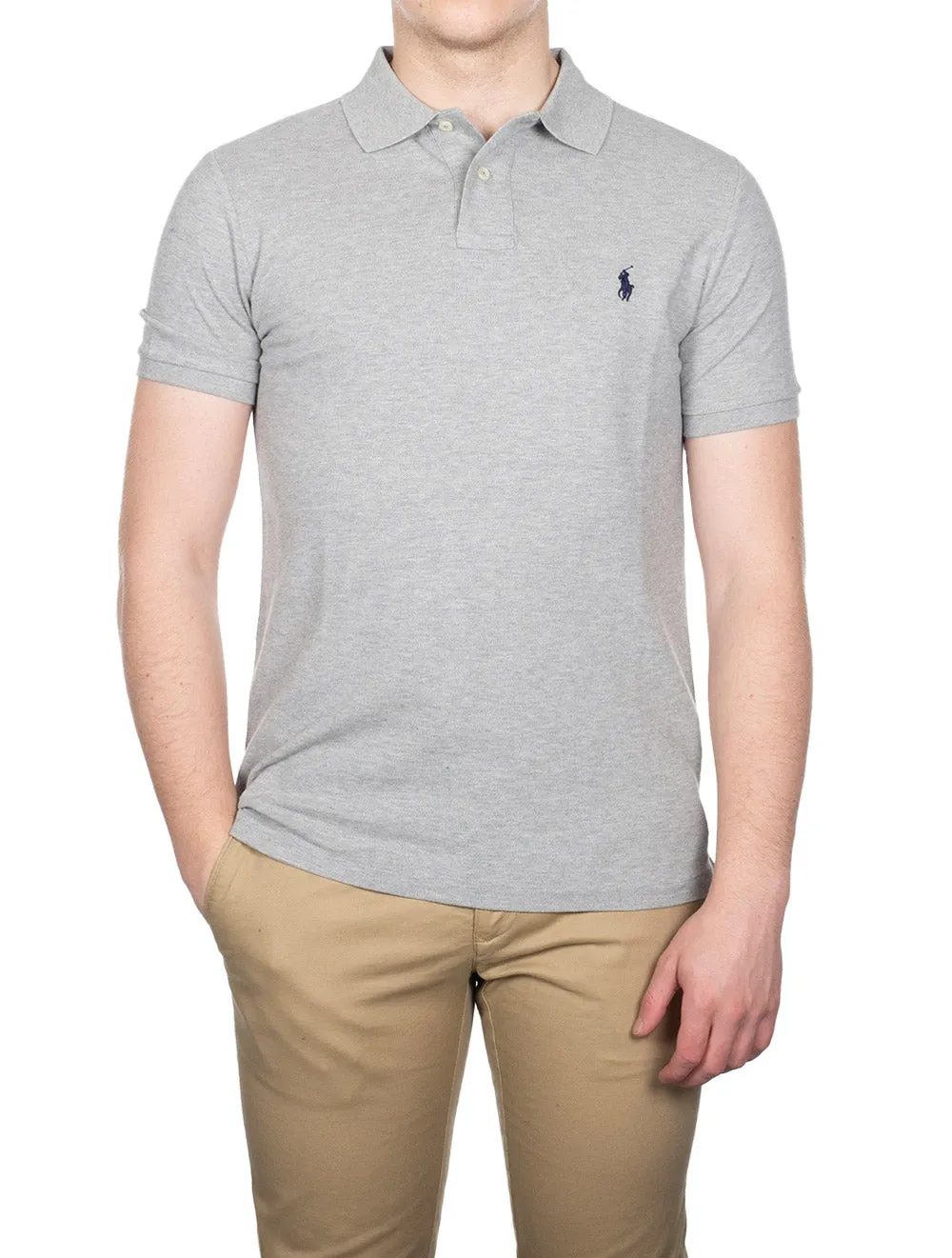 Short Sleeve Polo Grey