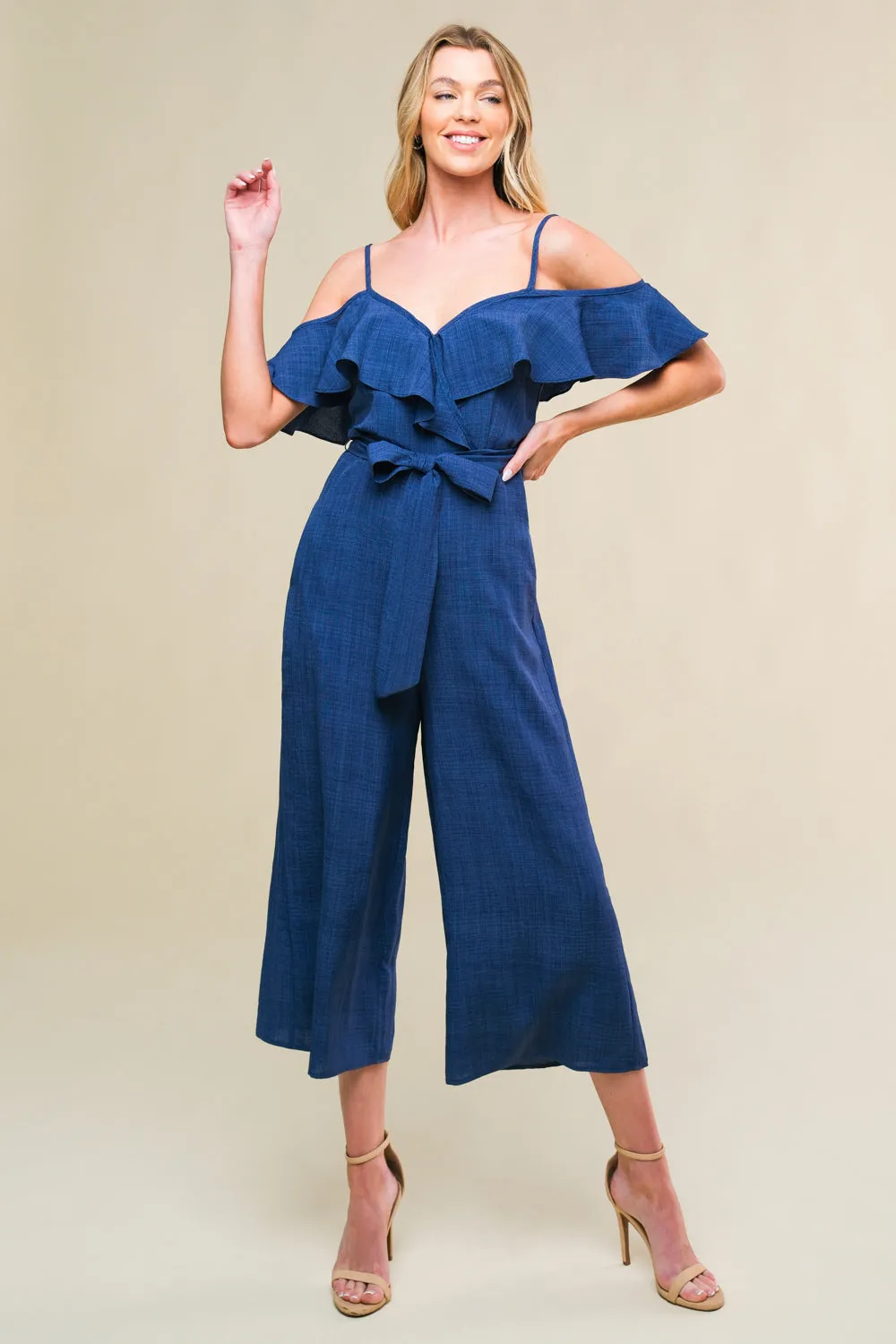 SING ME BACK HOME WOVEN JUMPSUIT