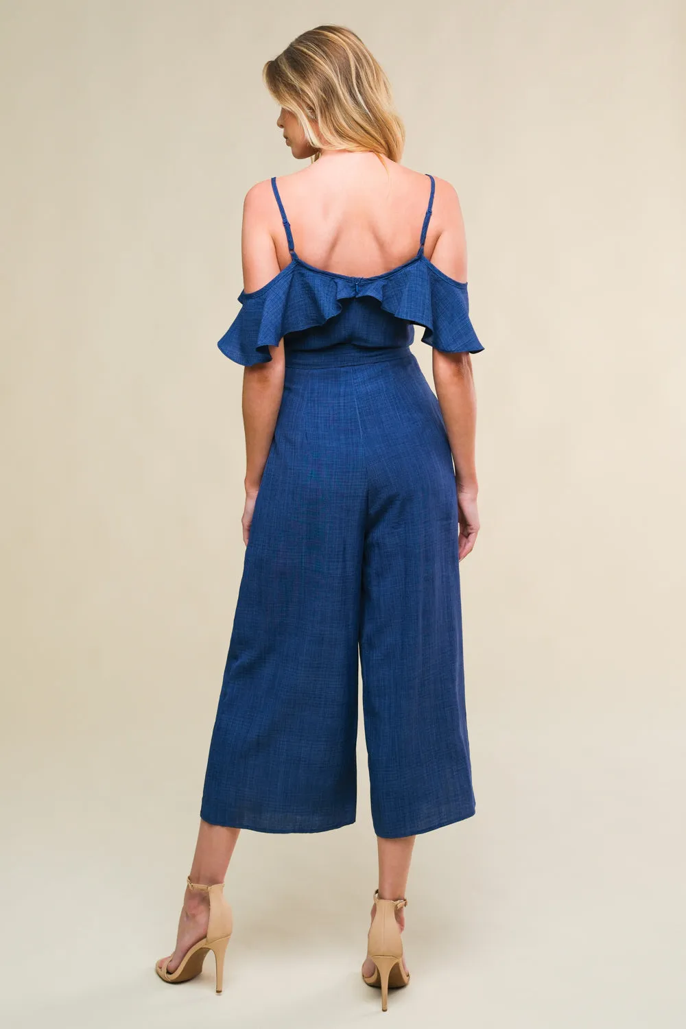 SING ME BACK HOME WOVEN JUMPSUIT