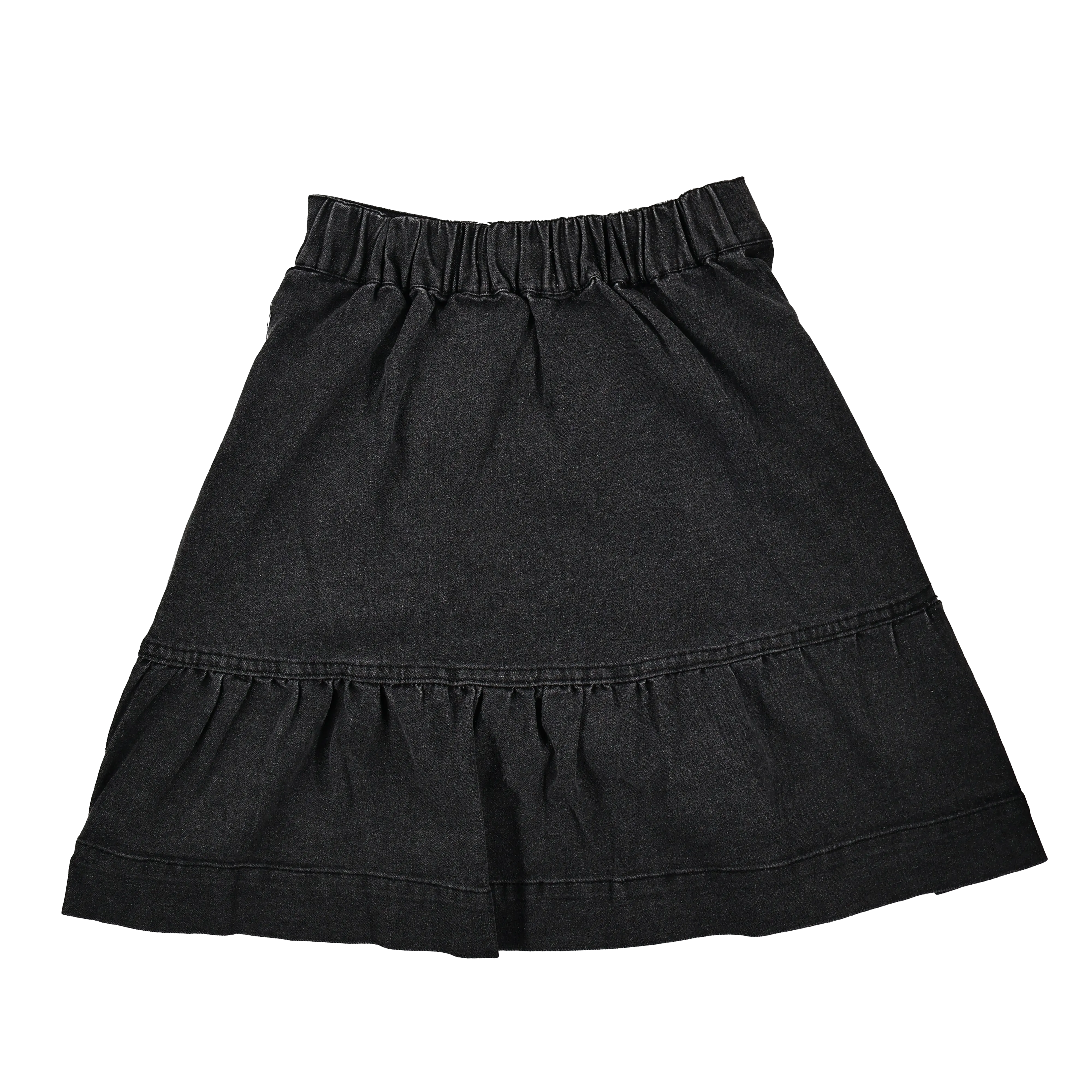 skirt flowy bottom - black