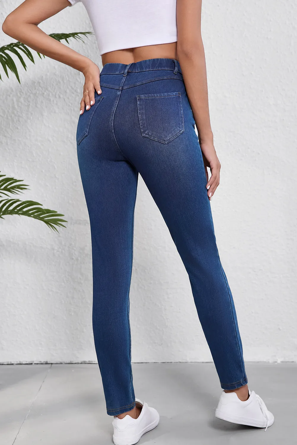 Straight Leg Stretchy Jeans