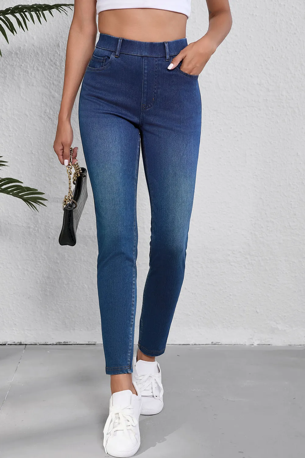 Straight Leg Stretchy Jeans