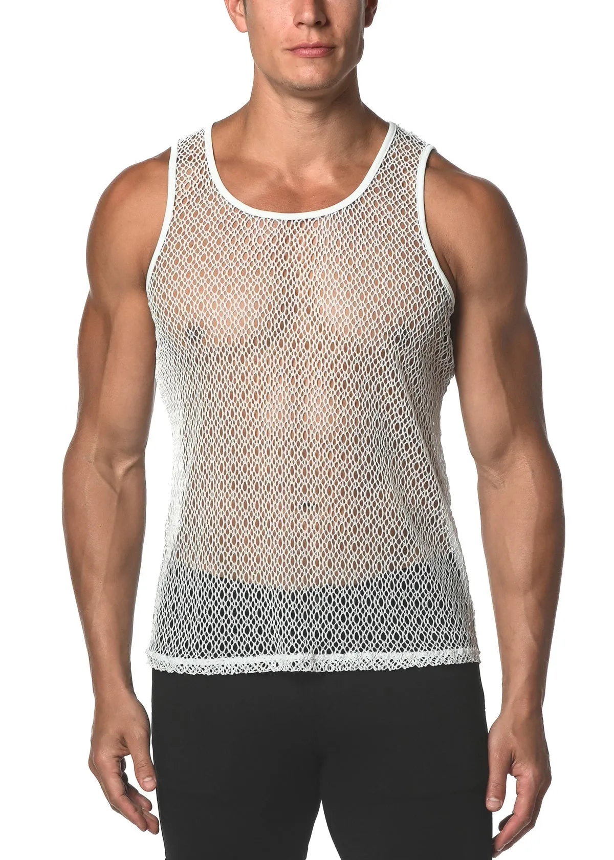 Stretch Gossamer WEB Lace Tank