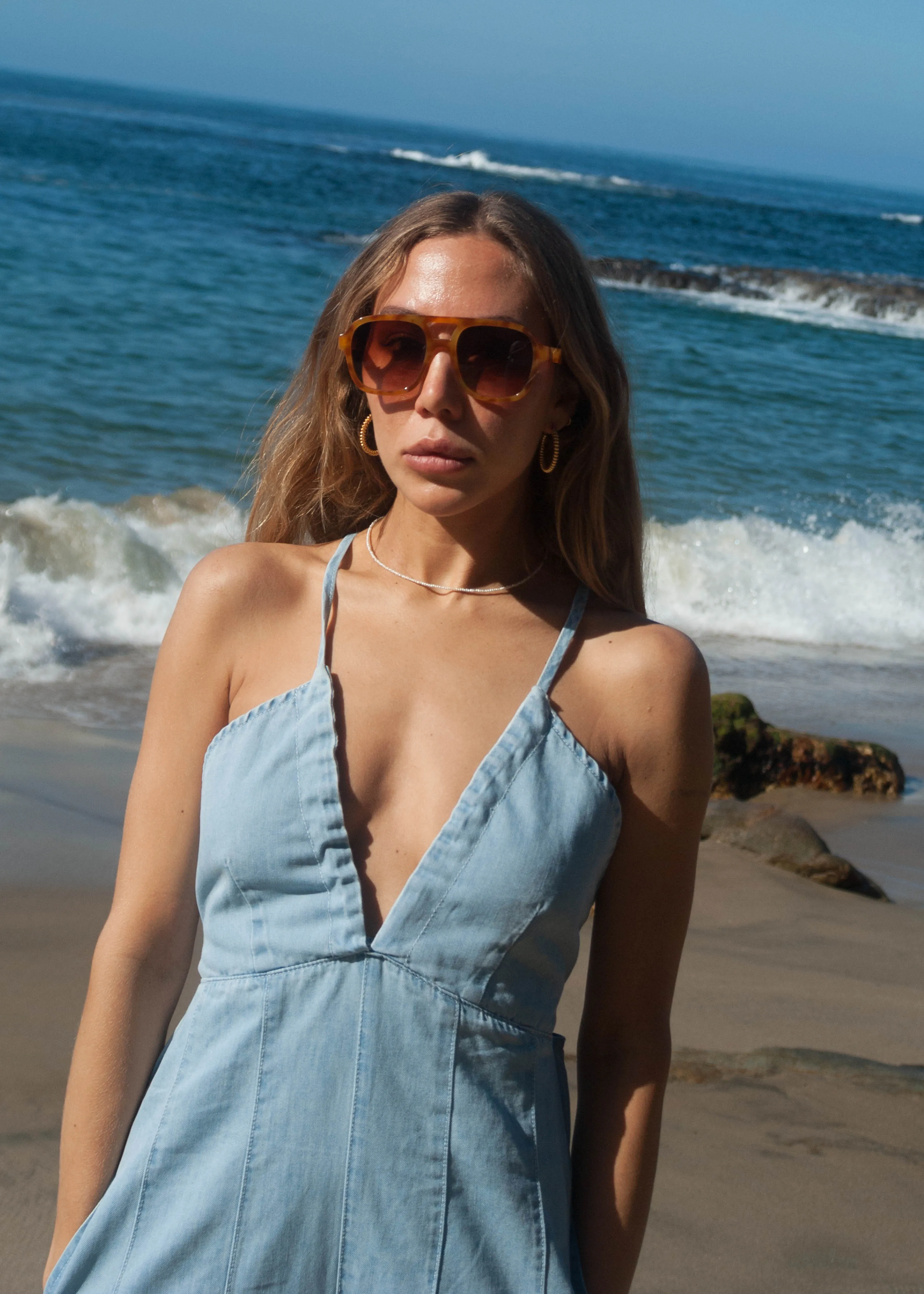 Summer Days Jumpsuit - Denim