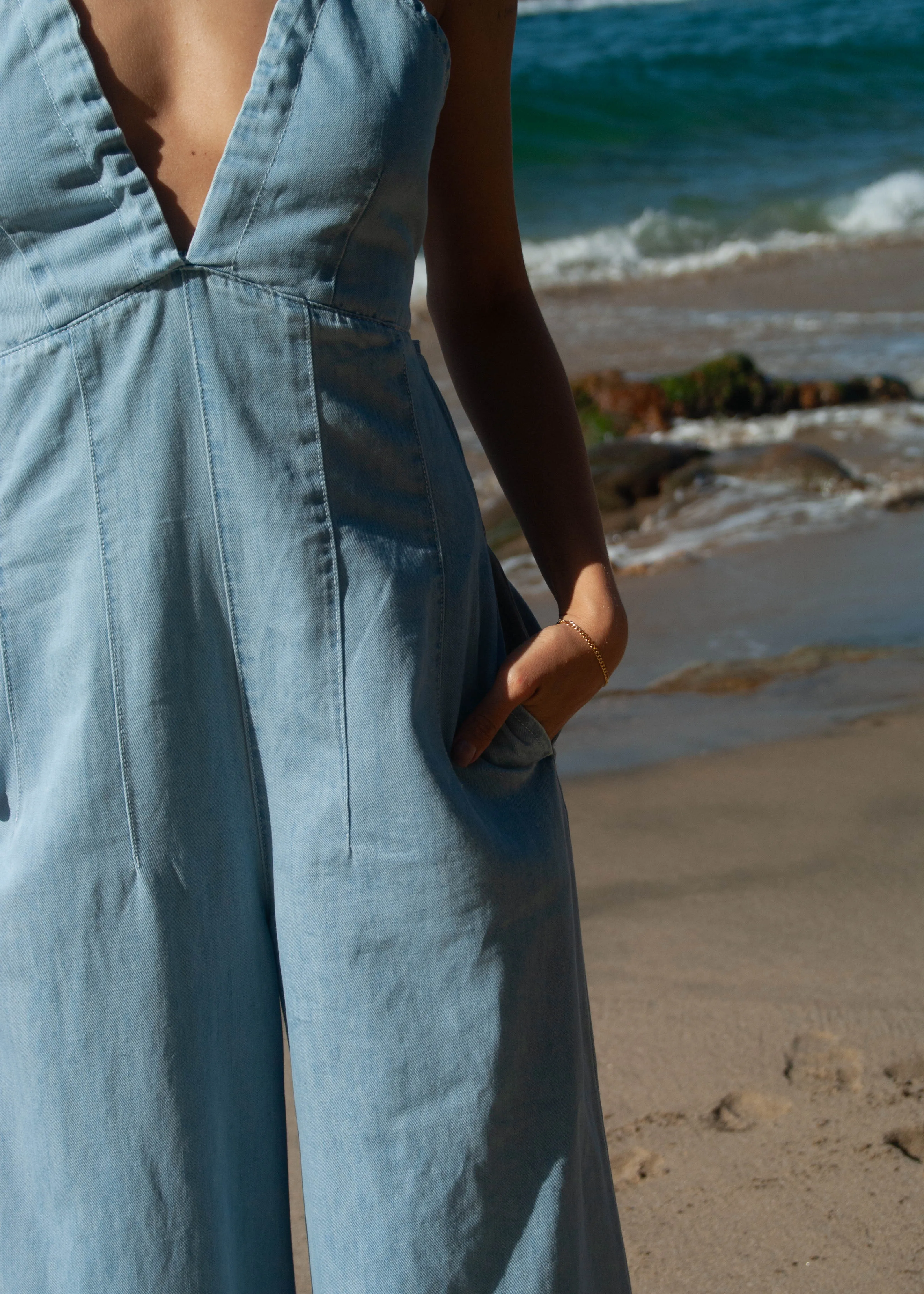 Summer Days Jumpsuit - Denim