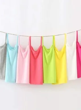 Sure Choice Solid Camisole Tank Top