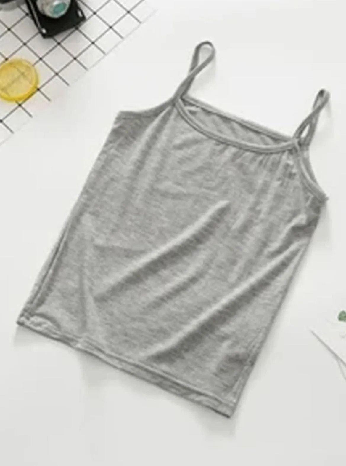 Sure Choice Solid Camisole Tank Top