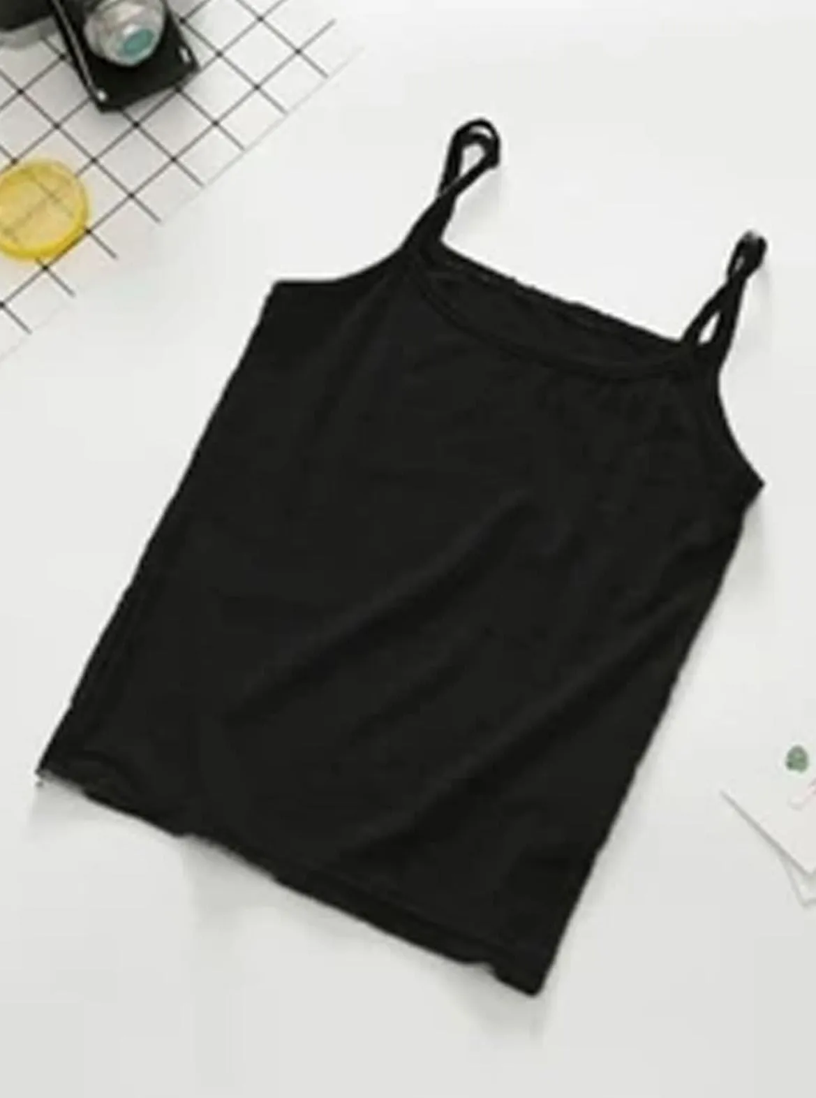 Sure Choice Solid Camisole Tank Top