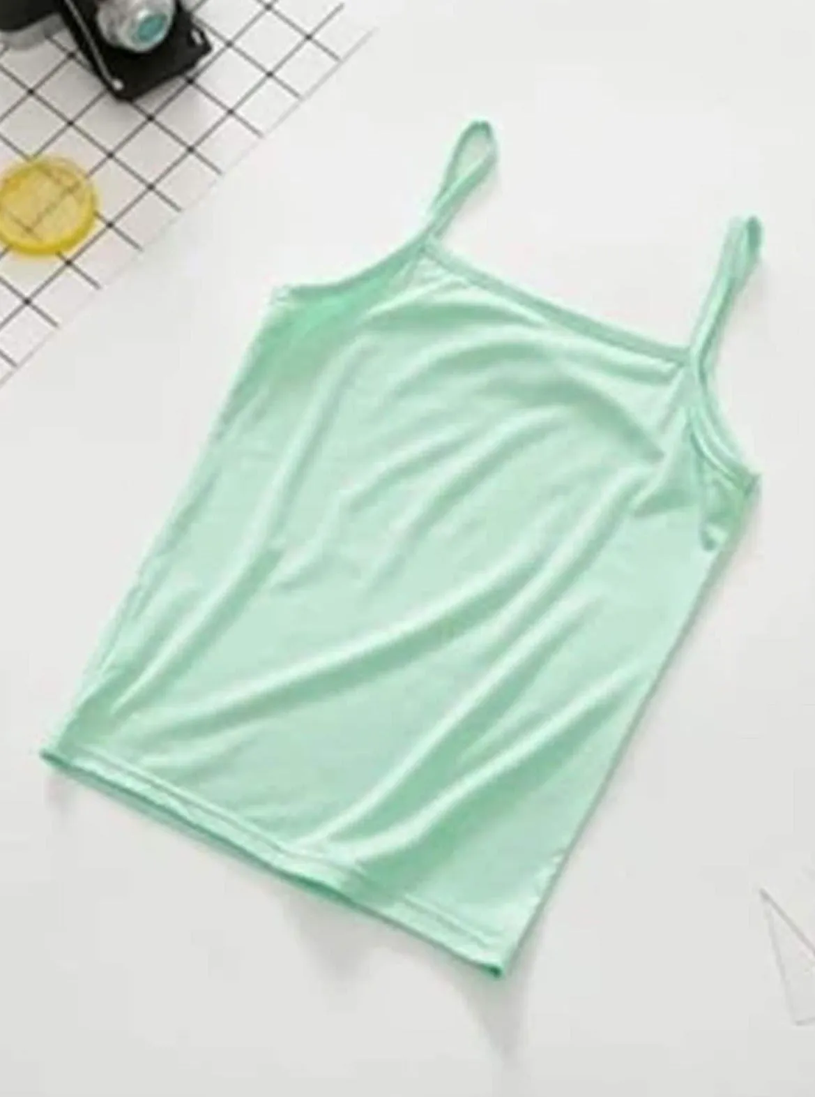 Sure Choice Solid Camisole Tank Top